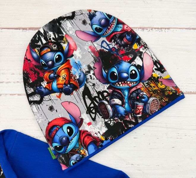 Шапка "Stitch" 48-50см 254 фото