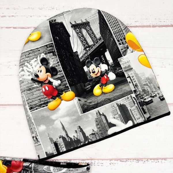 Шапка "Mickey Mouse на сірому" 44-46см 151 фото