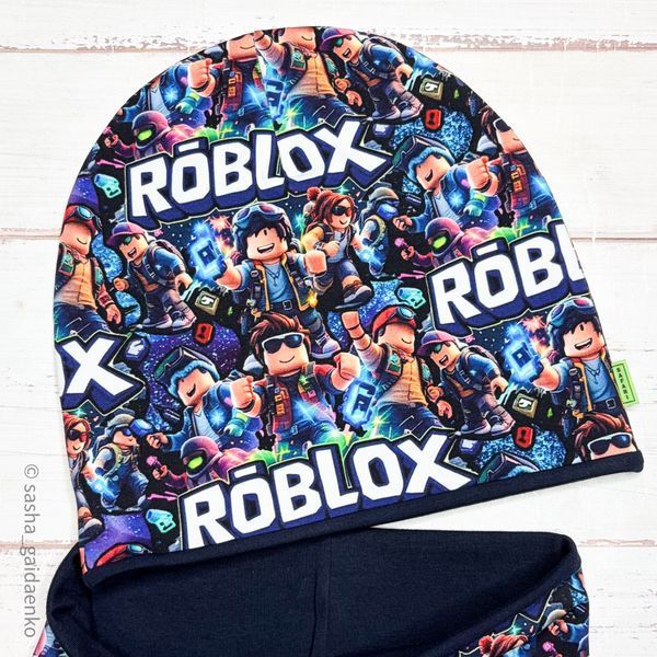 Комплект шапка+хомут &laquo;Roblox&rdquo; 483 фото
